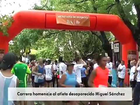 Carrera homenaje al atleta desaparecido Miguel Sánchez