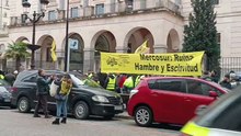 Tractorada en Burgos contra Mercosur