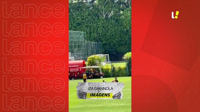 Próximo de acordo com Bragantino, Rodriguinho treina com elenco do São Paulo.