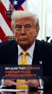 Trump withdraws US from dozens of international and UN entities