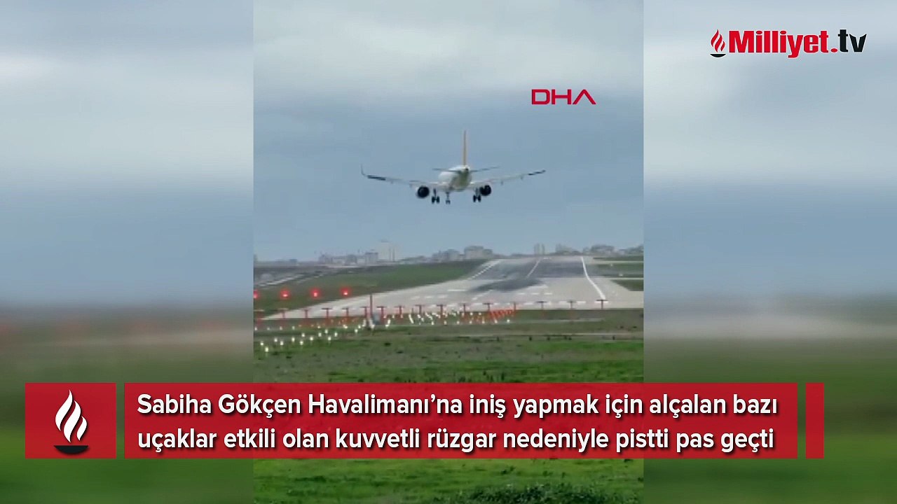 Sabiha Gökçen Havalimanı’nda hava trafiğine lodos engeli