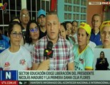 Sector educativo de Trujillo exige el retorno del Presidente Maduro y Primera Dama Cilia Flores