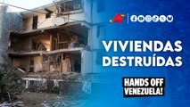 Viviendas destruidas tras ataques de Estados Unidos contra Venezuela 🇻🇪