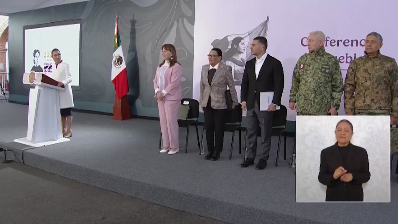 Claudia Sheinbaum anuncia la tasa diaria de homicidios baja hasta un 40%