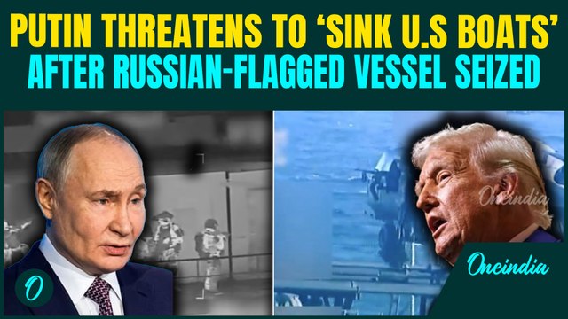 Putin to ATTACK U.S Boats Now? Russia FURIOUS After Marinera Oil Tanker ATTACKED By US Troops