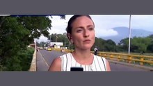 Tenso momento de la periodista Carolina Amoroso en Venezuela