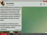 Presidenta Encargada: Hoy más que nunca, las fuerzas políticas bolivarianas nos mantenemos firmes