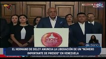 El hermano de Delcy anuncia la liberación de un 