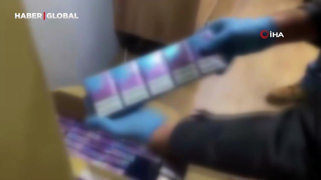 İzmir'de kaçak sigara operasyonu: 500 bin adet makaron ele geçirildi