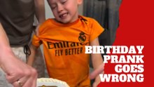 Real Madrid fan’s birthday prank goes wrong with a Barcelona themed cake