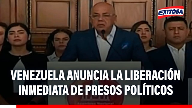 Venezuela anuncia la liberación inmediata de presos políticos nacionales y extranjeros