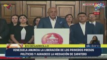 Venezuela anuncia la liberación de los primeros presos políticos y agradece la mediación de Zapatero