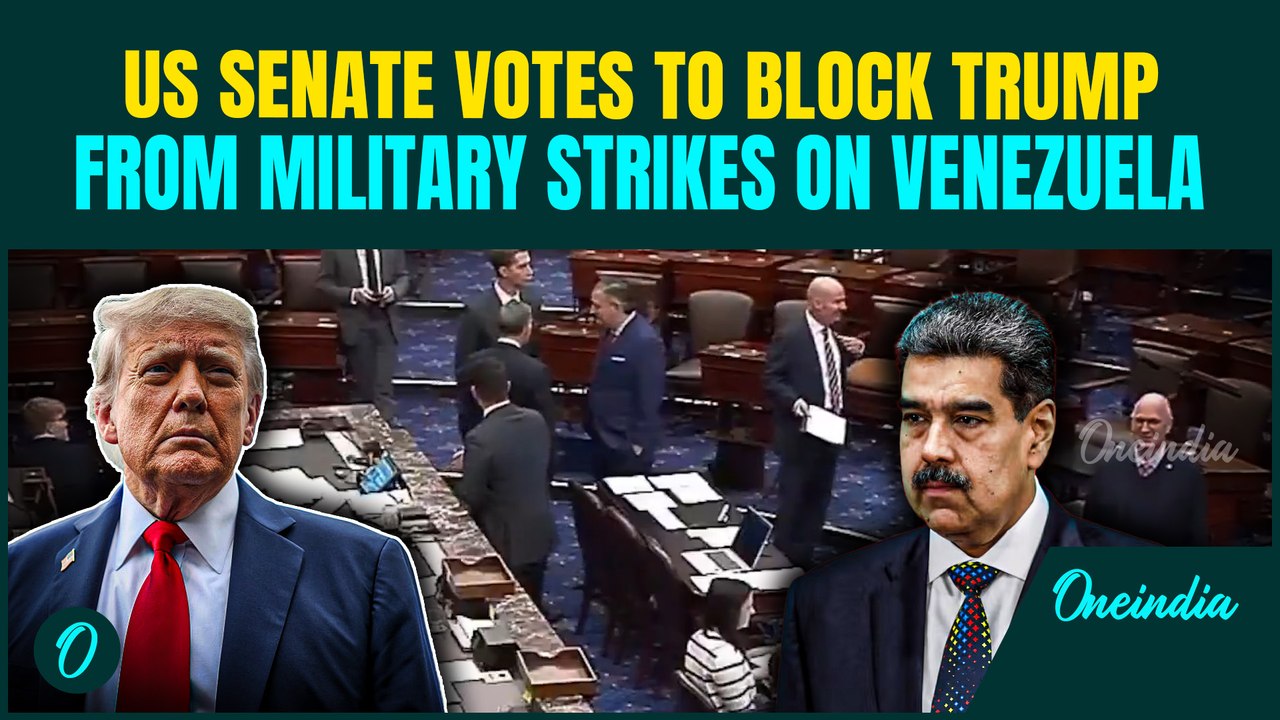 Breaking: Trump’s MILITARY Actions in Venezuela to END? US Senate Votes | Republicans Betray Trump?