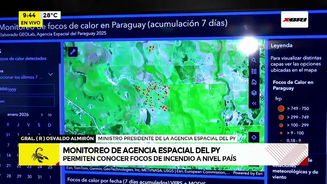 Monitoreo de la Agencia Espacial permitió detectar incendio en Chaco’i