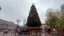 Brummies moan' too soon' after city erects Christmas tree two months early