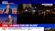 Yaël Braun-Pivet chahutée par les agriculteurs: 