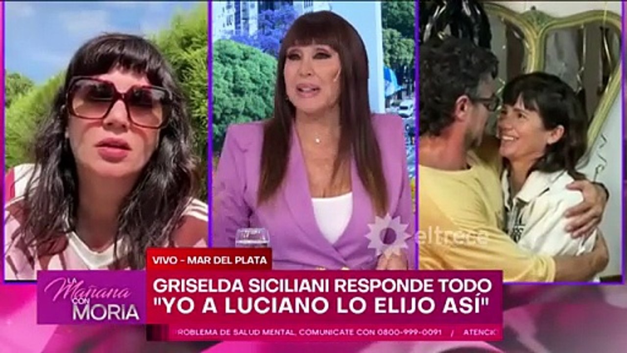 Griselda Siciliani habló con Moria Casán sobre la infidelidad de Luciano Castro