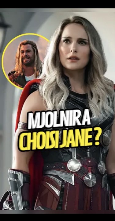 Pourquoi Mjolnir a choisi Jane plutôt que Thor ? #mjolnir #thorloveandthunder #marvel #onregardequoi #theorie