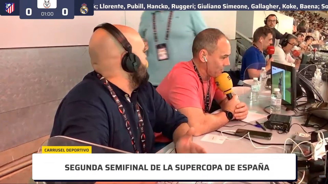 El golazo de Fede Valverde que adelanta al Madrid en minuto 2 de la Supercopa|Atlético de Madrid 0-1 Real Madrid