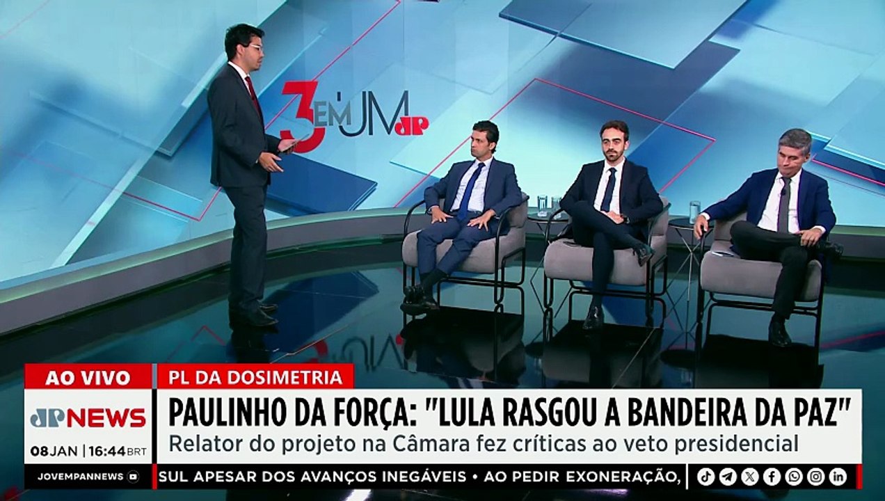 Sóstenes critica veto no PL da Dosimetria: “Escancara o ódio que a esquerda tem dos patriotas”