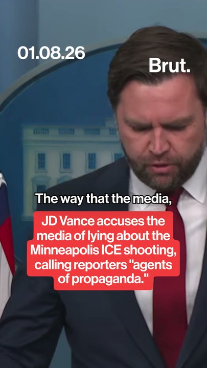 JD Vance accuses the media of lying about the Minnesota ICE shooting.