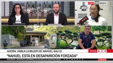 La mujer de Nahuel Gallo en el móvil de A24