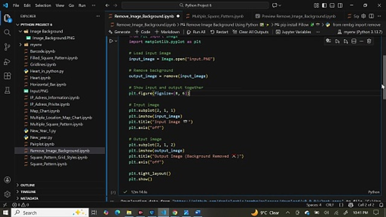 Remove Image Background Using Python | Beginner-Friendly Tutorial