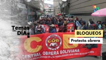 Central Obrera de Bolivia ordena bloqueos en La Paz contra Decreto 5503