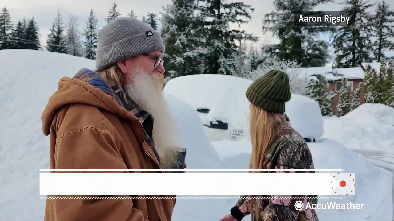 Record-setting snow buries the city of Juneau, with few places left for it to go