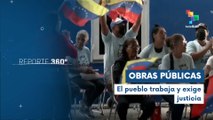 Comunidades en Caracas supervisan obras y exigen liberación del Pdte. Maduro y Flores