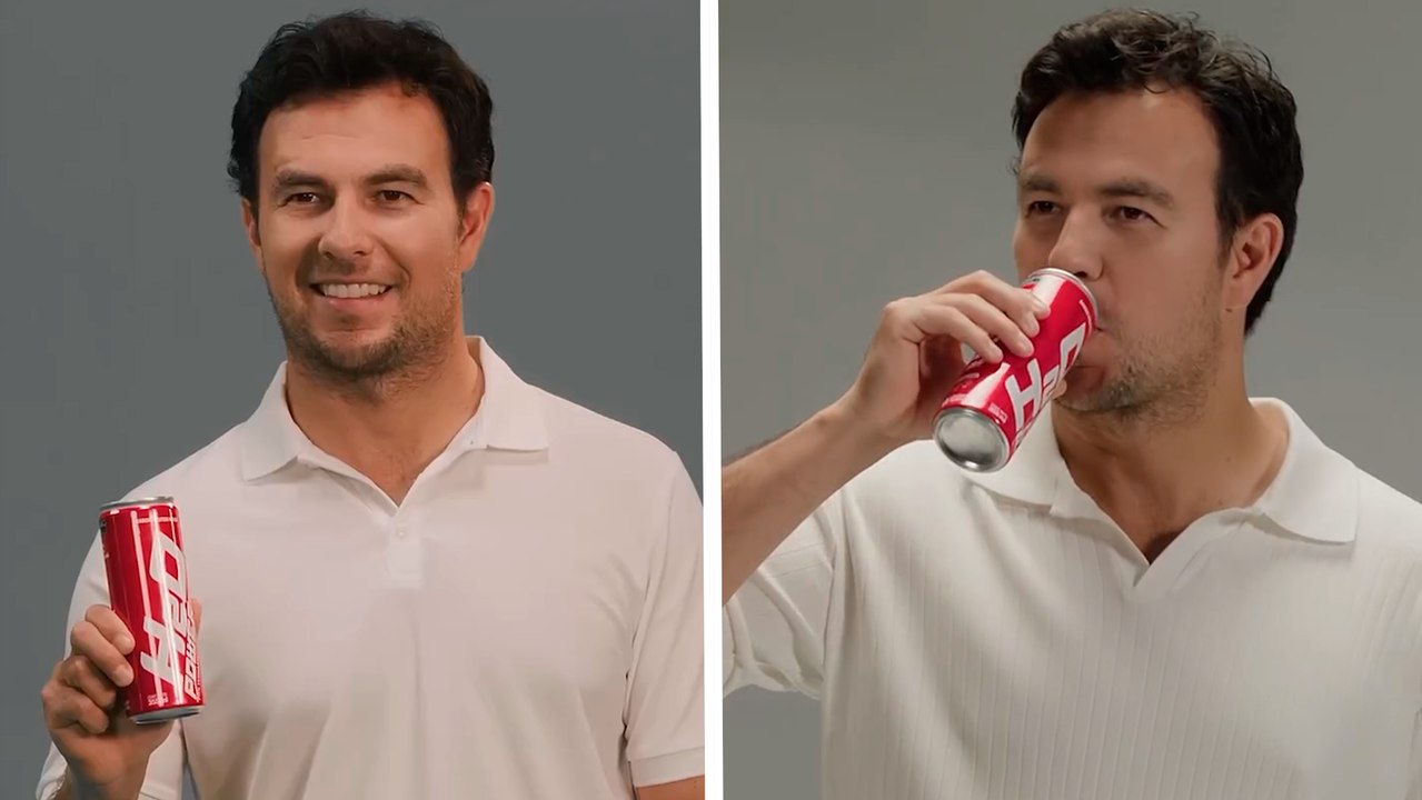Checo Pérez lanza su nueva bebida energética previo a su regreso a la F1 como piloto de Cadillac