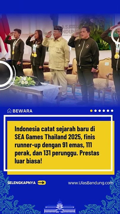 BRI Salurkan Bonus Rp1 Miliar untuk Atlet SEA Games Thailand 2025, Indonesia Catat Sejarah