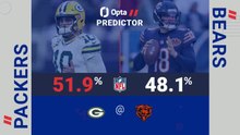 Green Bay Packers @ Chicago Bears - Opta Predictor