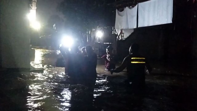 Banjir Rendam Ratusan Rumah Warga Bandar Lampung