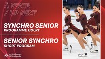 Championnats nationaux canadiens de patinage 2026 - Senior Patinage Synchronise - Programme Court