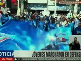 Juventud venezolana marchó para exigir la liberación del Presidente Maduro y la Primera Dama Cilia Flores