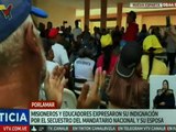 Sector educativo de Porlamar rechazó las acciones criminales de EE. UU. contra Venezuela
