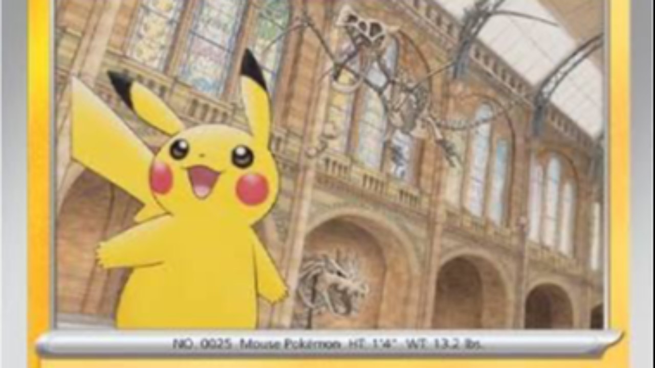 Pop up store pokemon au musée d’histoire naturelle de londres