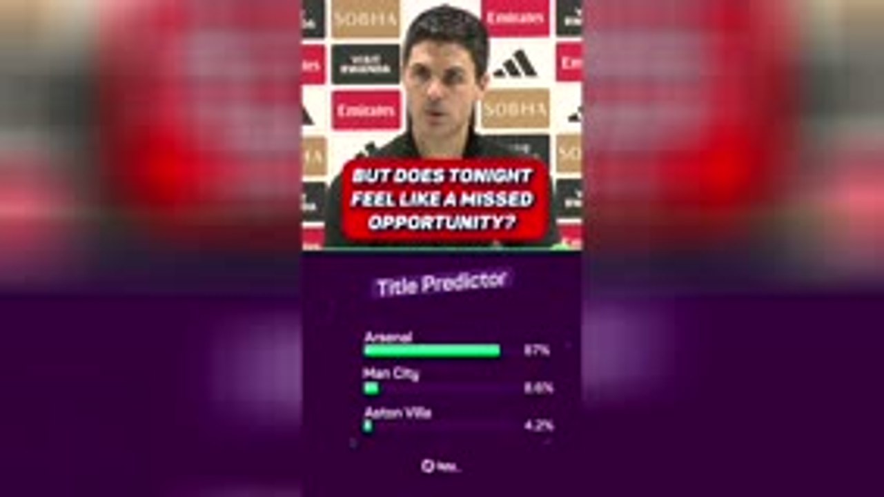 Is the Premier League title Arsenal's to lose despite Liverpool draw?