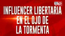Influencer libertaria en el ojo de la tormenta por chocar en estado de ebriedad y sin registro