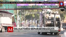 Vecinos de Azcapotzalco se quejan por la falta de entrega justa de botes de basura