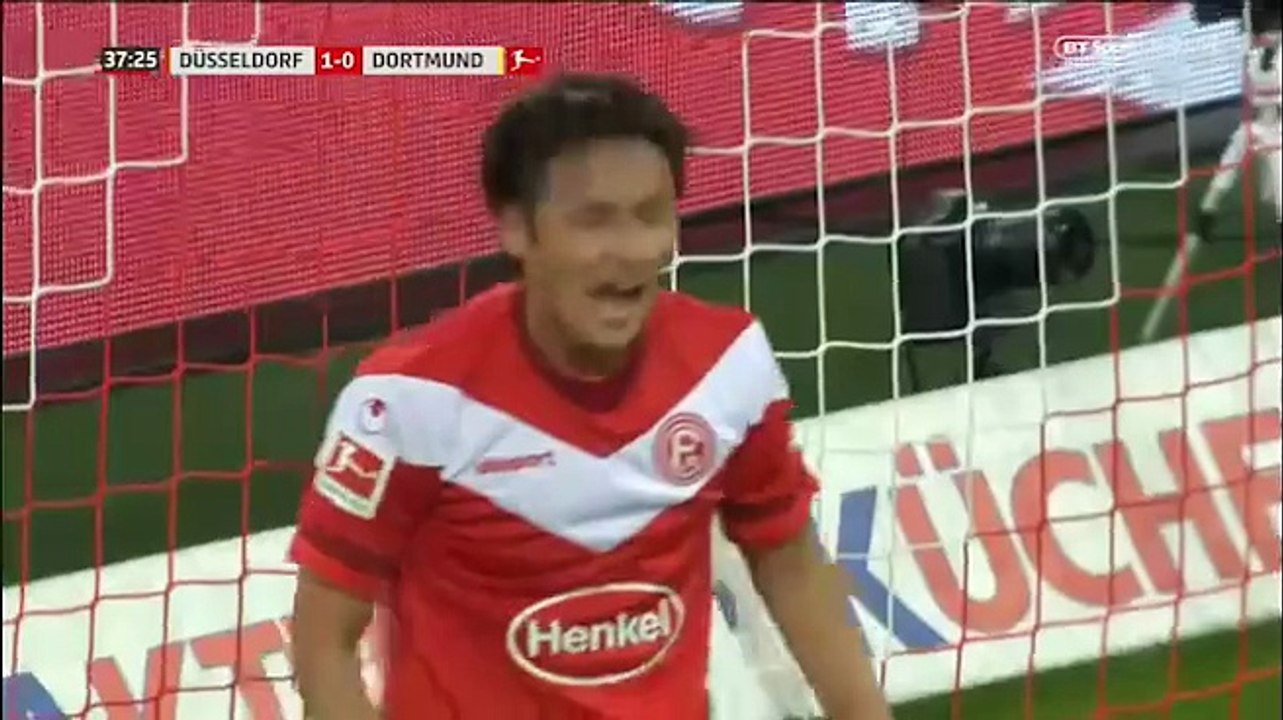 Fortuna Dusseldorf 2-1 Borussia Dortmund - Goal...