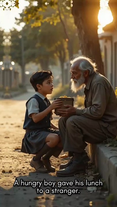 One Lunch Changed His Life😱 #Shorts #KindnessReturns  #EnglishStory #EmotionalStory