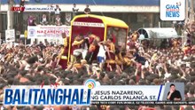 Andas ng Jesus Nazareno, nasa bahagi na ng Carlos Palanca St. | Balitanghali