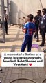 A lucky young fan had a dream moment as he received autographs from cricket legends Rohit Sharma and Virat Kohli ahead of the IND vs NZ series in Vadodara