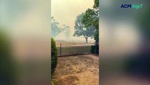 Paddocks torched after bushfire battle on Ruffy farm