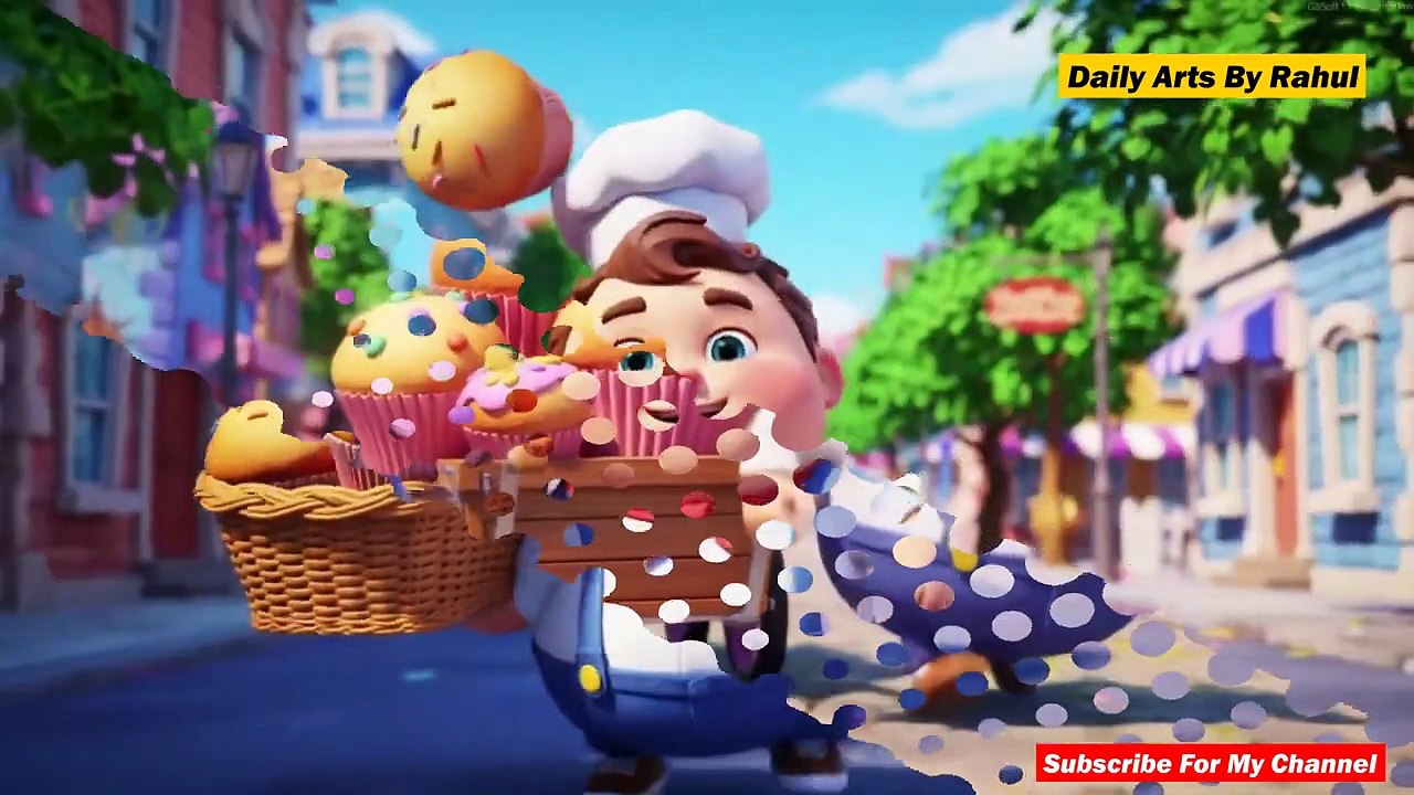 The muffin man _ Nursery Rhymes For kids and babies Song