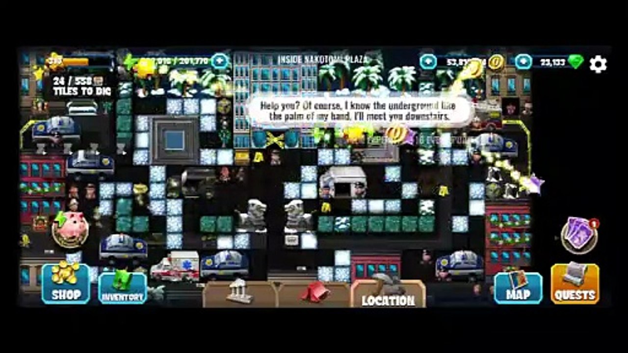 INSIDE NAKOTOMI PLAZA, Diggy's Adventure, CHRISTMAS 2020 REMASTERED, Story Tasks only.