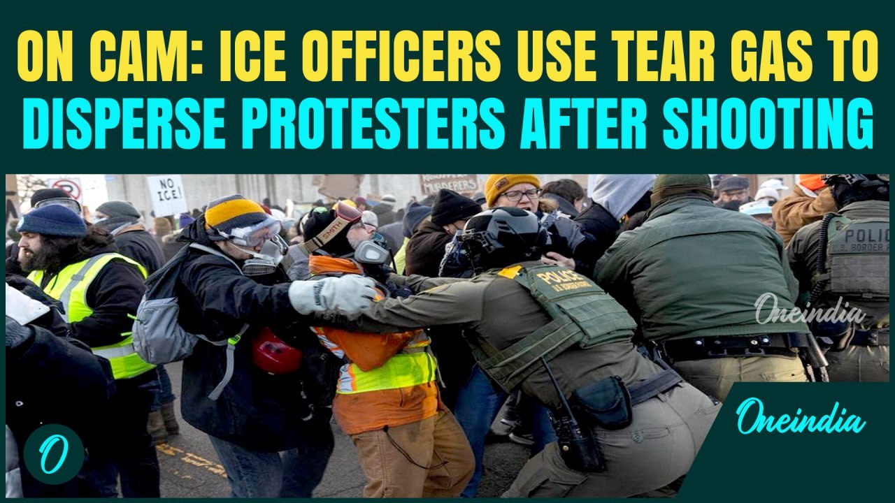UNSEEN VIDEO: ICE Officers FIRE Tear Gas to Disperse Protesters After Shooting of Minneapolis woman