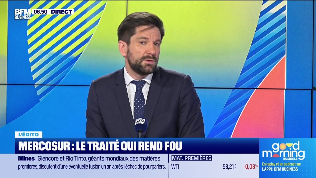 L’Edito de Raphaël Legendre : Mercosur, le traité qui rend fou - 09/01